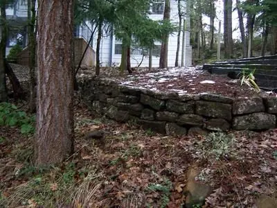 Blocky Moss Wall Rock