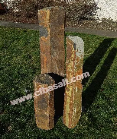 Bronze Skinny Column Bubblers - Natural, photo 3