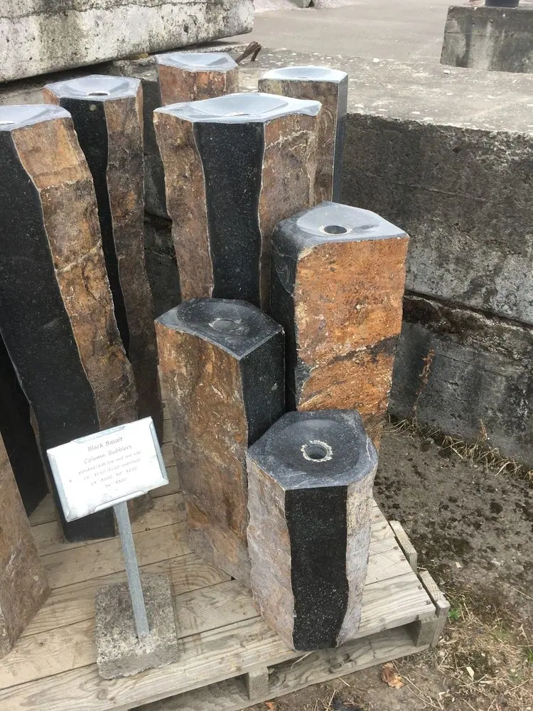 Bronze Skinny Column Bubblers - Natural