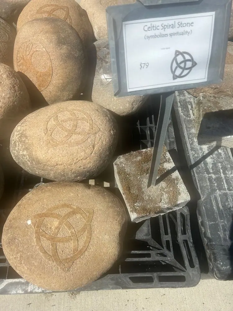 Celtic Spiral stones