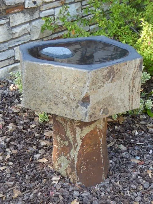 Columnar Basalt Birdbaths, photo 5