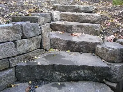 large slab stairway by Earthworks, Eugene, OR