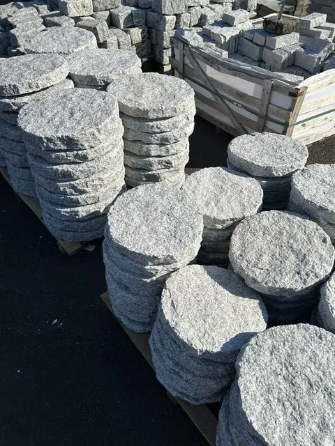 Round Granite Stepping Stones